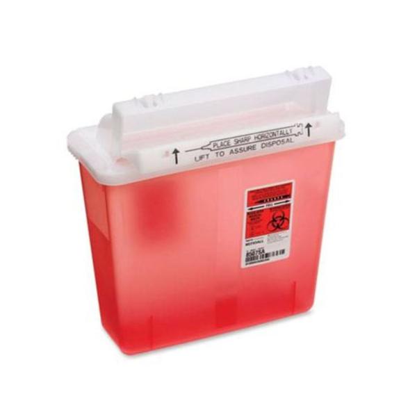 Container Sharps SharpStar 5qt Plastic Red 20/Pk